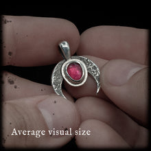 Load image into Gallery viewer, Eclipse Charms: Tourmaline and Aquamarine