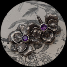 Load image into Gallery viewer, Flora Amethyst Earrings
