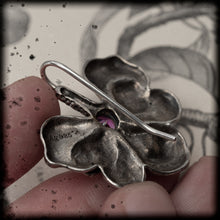 Load image into Gallery viewer, Flora Amethyst Earrings
