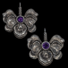 Load image into Gallery viewer, Flora Amethyst Earrings

