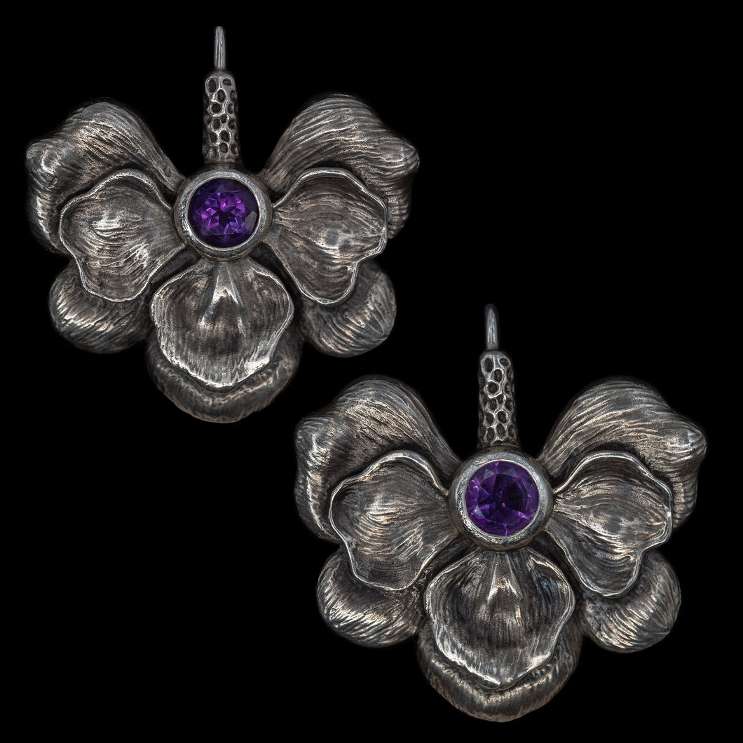Flora Amethyst Earrings