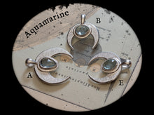 Load image into Gallery viewer, Eclipse Charms: Tourmaline and Aquamarine
