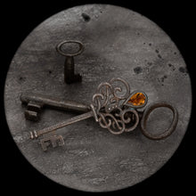 Load image into Gallery viewer, Ornate Key with Citrine
